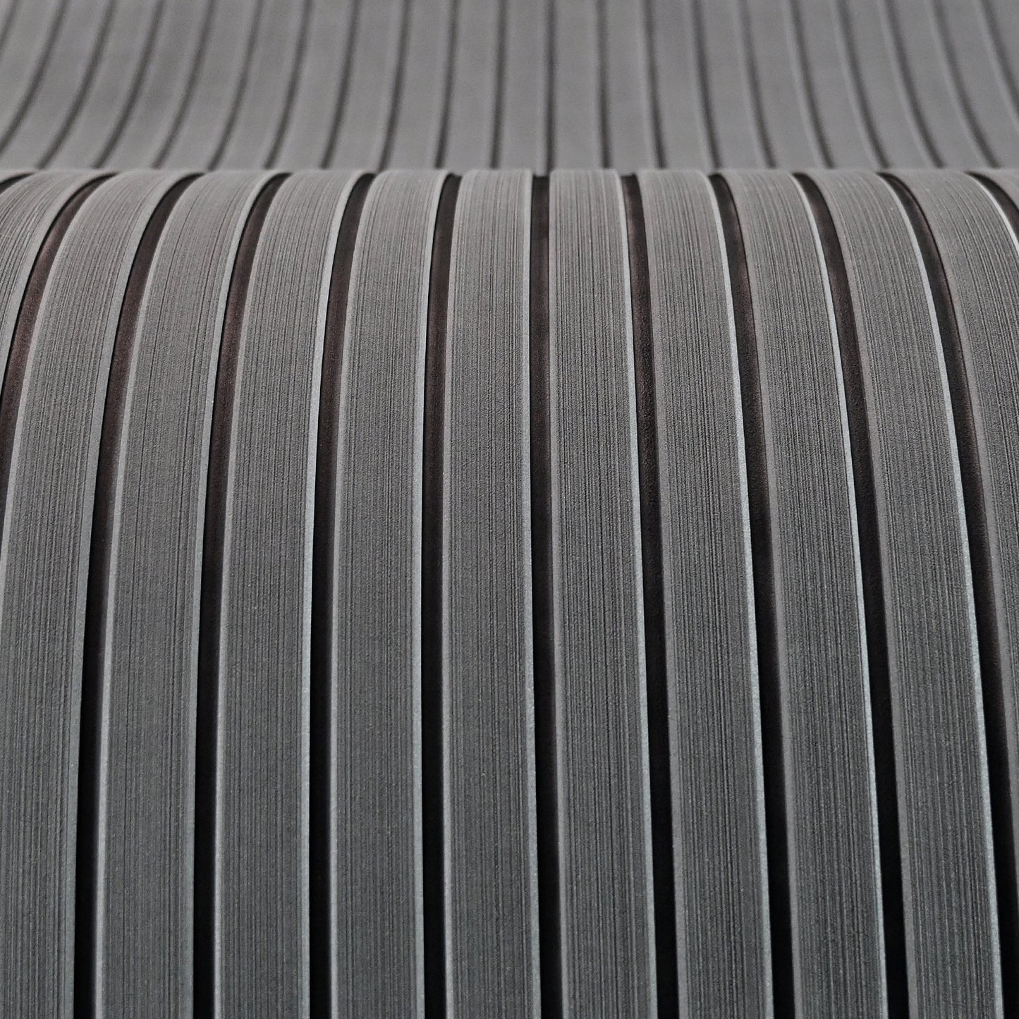 Brushed EVA Foam Boat Flooring Sheet with Striped Grooves – Non-Slip Faux Teak Marine Decking for Yachts and Jet Skis