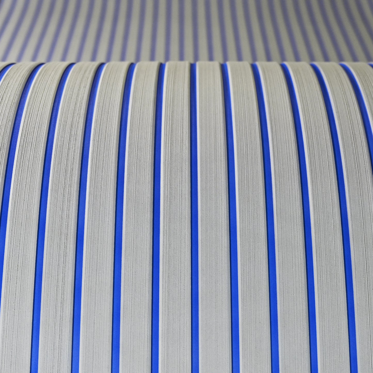 Brushed EVA Foam Boat Flooring Sheet with Striped Grooves – Non-Slip Faux Teak Marine Decking for Yachts and Jet Skis