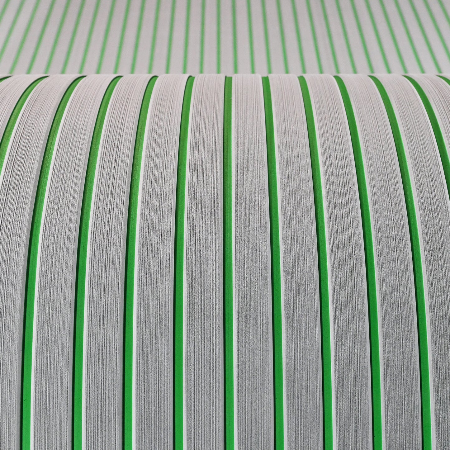Brushed EVA Foam Boat Flooring Sheet with Striped Grooves – Non-Slip Faux Teak Marine Decking for Yachts and Jet Skis