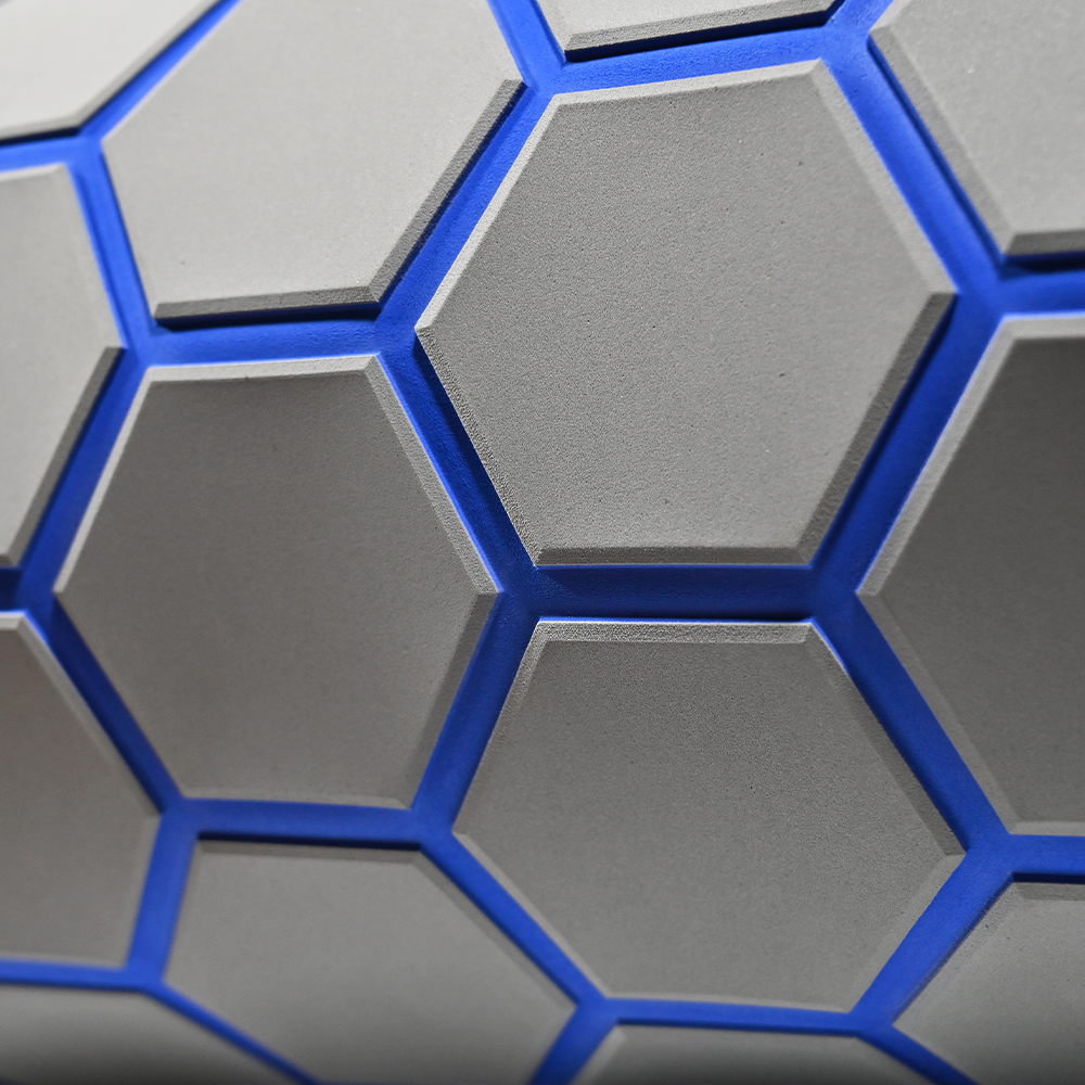 KT GuoMei New Design Various Colors Hexagon PE/EVA Foam Mat