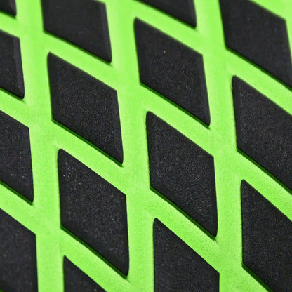 light grey and green mini diamond eva foam mat