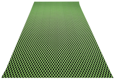light grey and green mini diamond eva foam mat