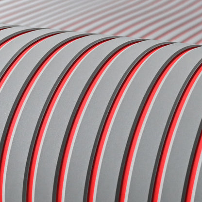 light grey red boat flooring